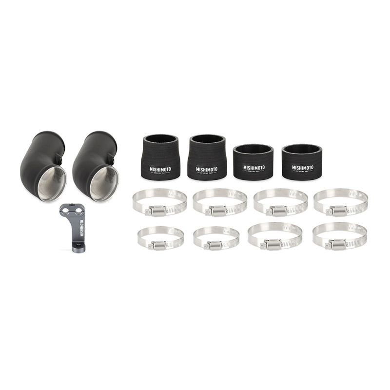 Mishimoto MMICP-F10-12MWBK 12-16 BMW F10 M5 Intercooler Pipe Kit Micro Wrinkle Black