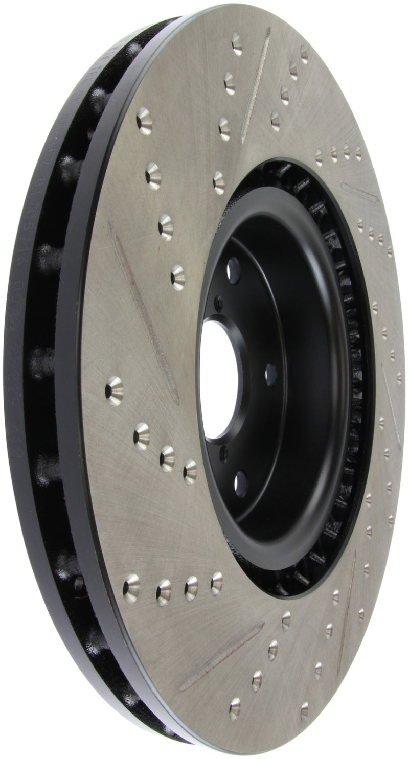 Stoptech 127.47022L StopTech 05-10 Subaru Impreza WRX/STi Slotted & Drilled Left Front Rotor