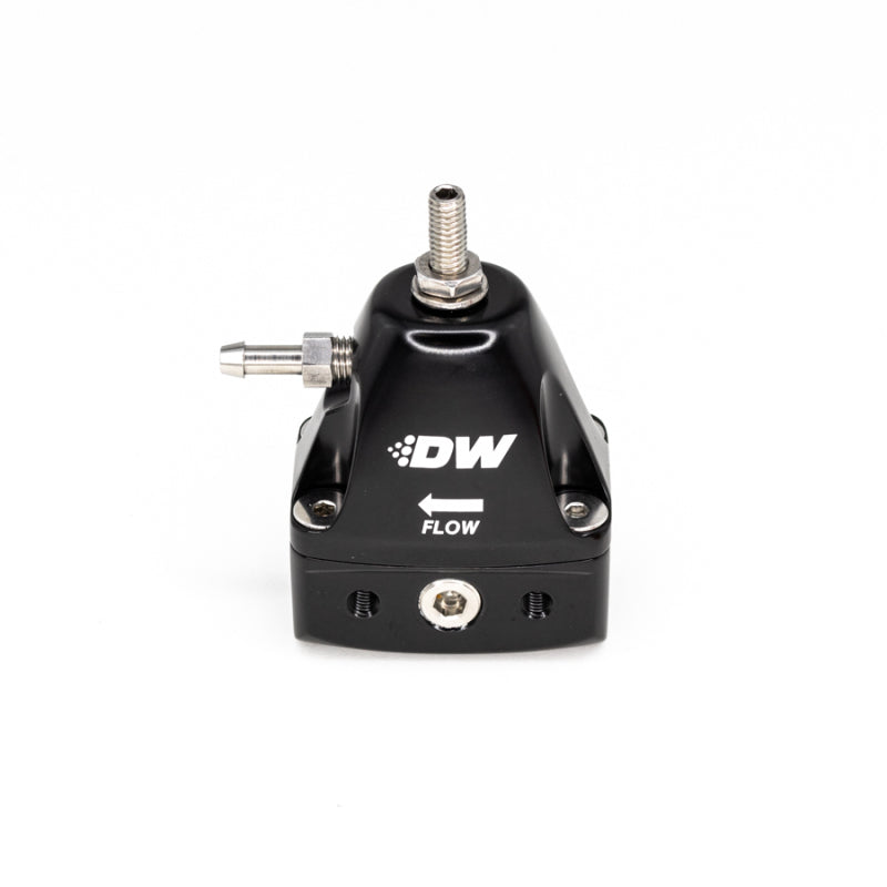 DeatschWerks 6-1001-FRB DWR1000iL In-Line Adjustable Fuel Pressure Regulator - Black