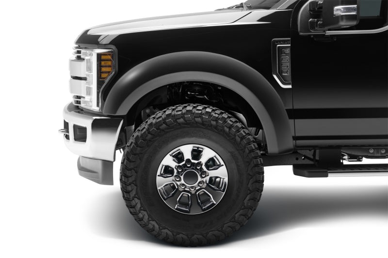 Bushwacker 20943-02 17-18 Ford F-250 Super Duty Extend-A-Fender Style Flares 4pc - Black