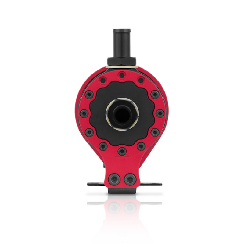 Mishimoto MMBCC-UNI-RD Universal Baffled Oil Catch Can - Red