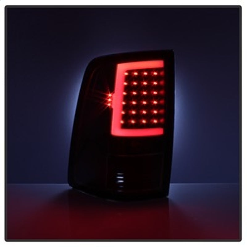 SPYDER 9038488 xTune 09-18 Dodge RAM 1500 LED Tail Lights - Black Smoke (ALT-ON-DR09-LBLED-BSM)