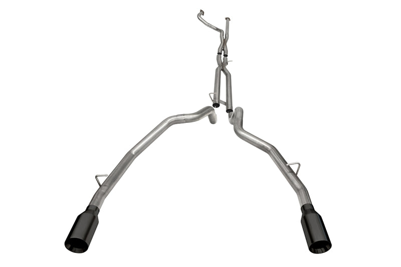 CORSA Performance 21190BPC Corsa 2021-2024 Dodge RAM TRX Crew Cab Baja Catback Exhaust Dual Rear Black Tip