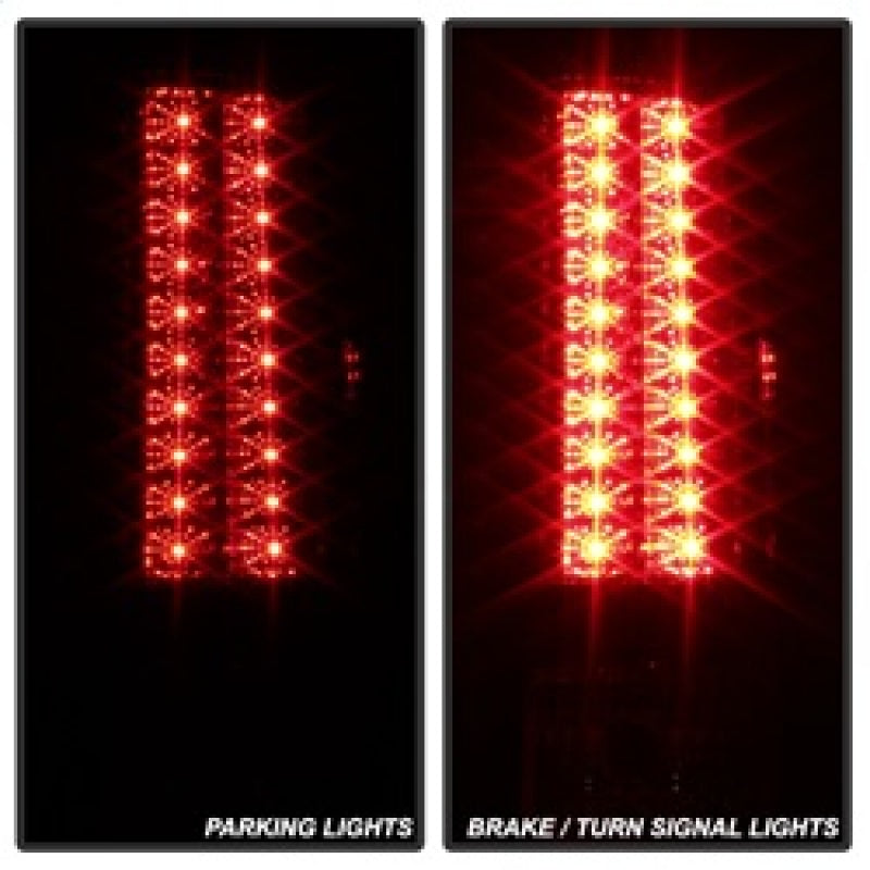 SPYDER 5078186 Spyder GMC Sierra 07-13 (Not 3500 Dually 4 Rear Wheels)LED Tail Lights Blk Smke ALT-YD-GS07-LED-BSM