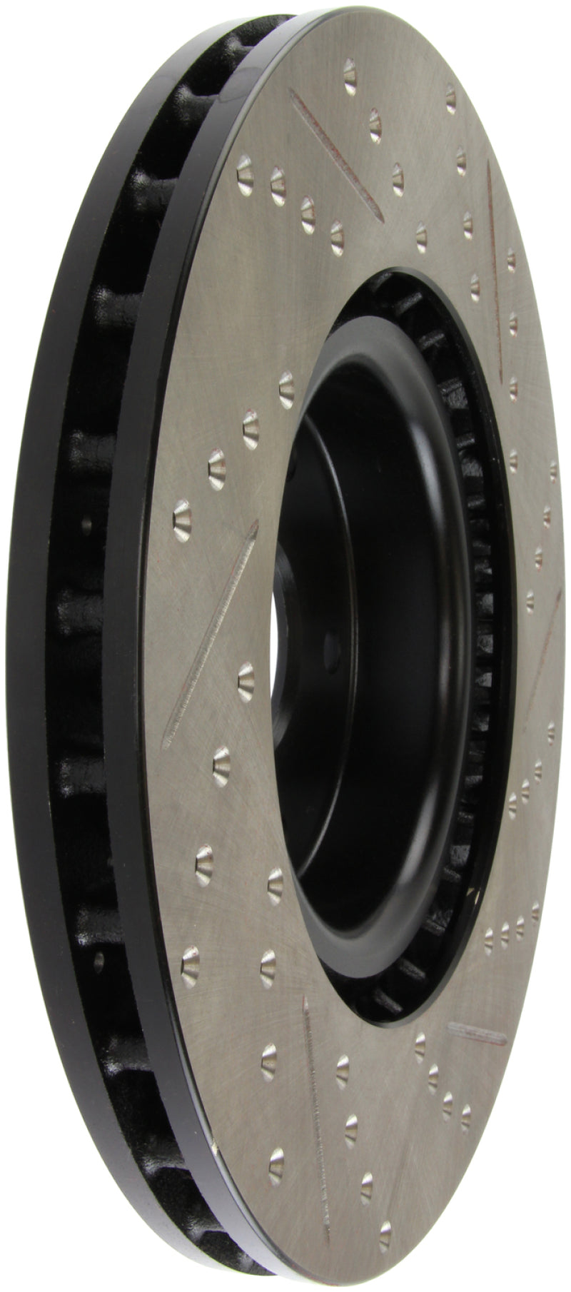 Stoptech 127.47022R StopTech 05-10 Subaru Impreza WRX/STi Slotted & Drilled Right Front Rotor
