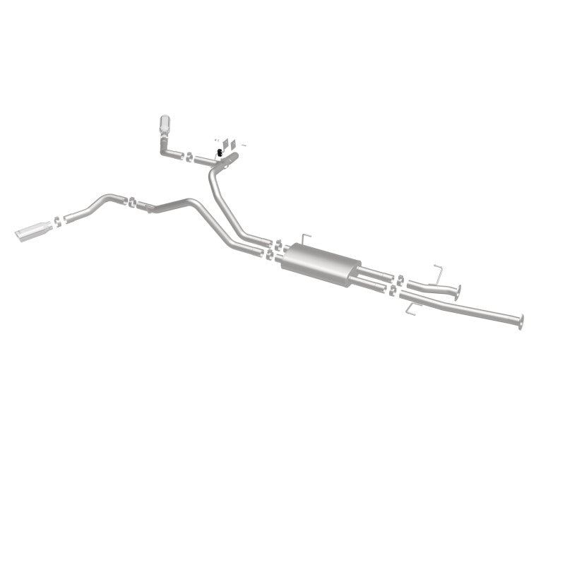 Magnaflow 19232 MagnaFlow Cat-Back 10-15 Toyota Tundra SC LB / CC SB 4.6L/5.7L V8 SS 2.5 Dual Split Rear 4in Tip