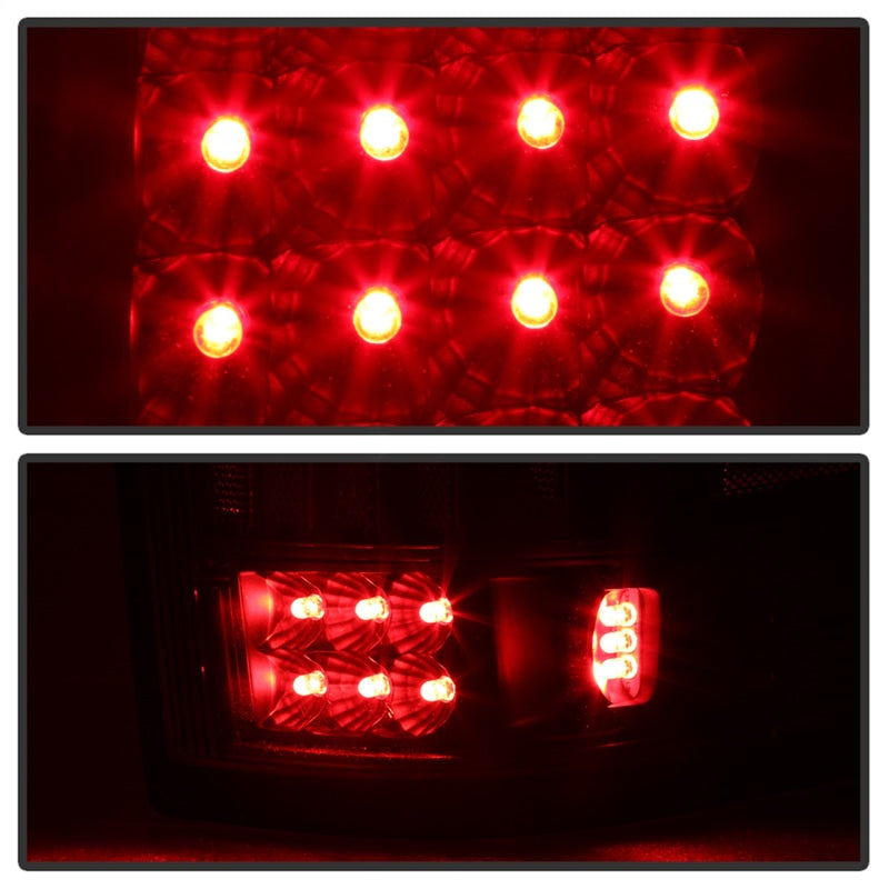 SPYDER 5012890 Xtune Ford F150 Styleside 04-08 (Not Fit Heritage & SVT) LED Tail Lights Black ALT-ON-FF15004-LED-BK