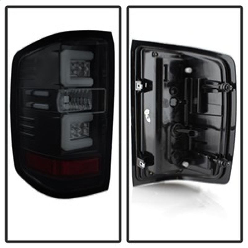 SPYDER 5083739 Spyder Chevy Silverado 16-17 Light Bar LED Tail Lights - Black Smoke ALT-YD-CS16-LED-BSM