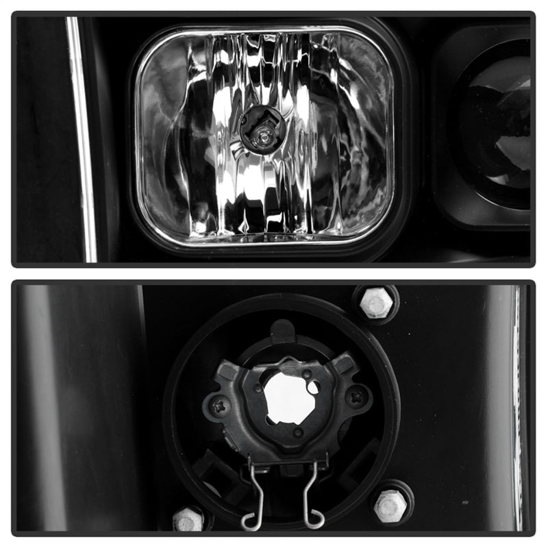 SPYDER 5088079 Spyder Dodge RAM 1500 02-05/RAM 2500/3500 03-05 High-Power LED Headlights - Black PRO-YD-DR02V2PL-BK