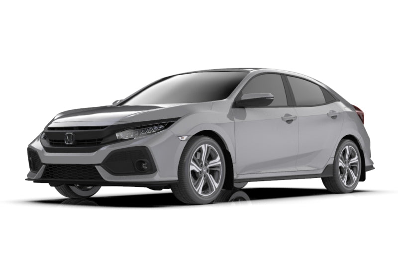 Rally Armor MF51-UR-BLK/DGRY 17-21 Honda Civic Sport & Touring (Hatch) Black UR Mud Flap w/ Dark Grey Logo