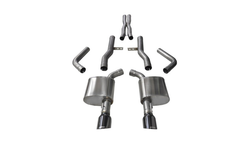 CORSA Performance 14996BLK Corsa 2015-2023 Dodge Charger SRT/Scat Pack/R/T 6.4L Black Xtreme Cat-Back Exhaust