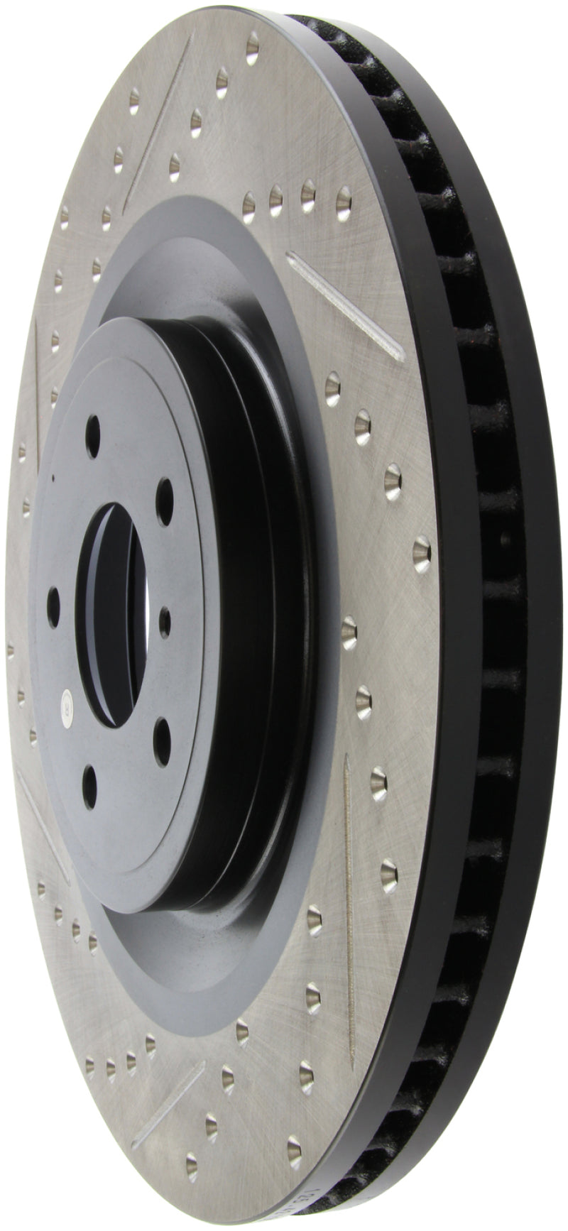 Stoptech 127.42100R StopTech Infiniti G37 / Nissan 370Z SportStop Slotted & Drilled Front Right Rotor