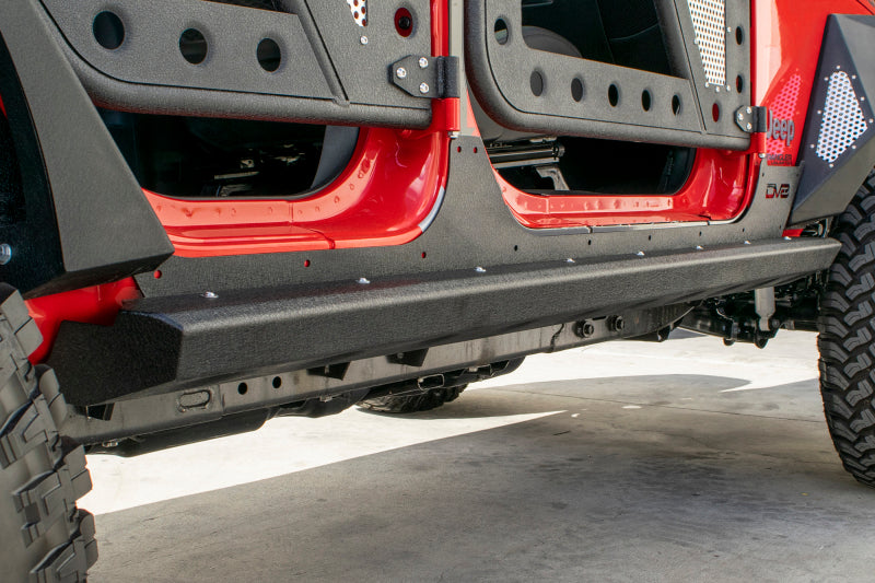 DV8 Offroad SRSOTB-13 2007-2018 Jeep Wrangler JK (4-door) Frame Mounted Sliders