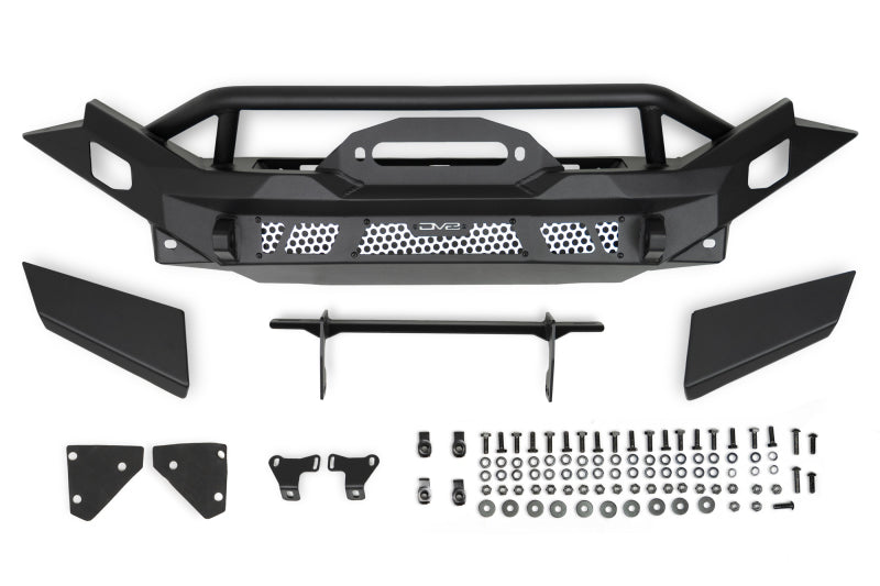DV8 Offroad FBJL-12 07-18 Jeep Wrangler JK / 18-23 Wrangler JL / 20-23 Gladiator JT MTO Series Front Bumper