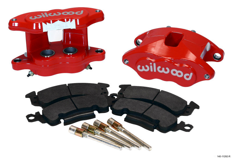 Wilwood 140-11292-R D52 Rear Caliper Kit - Red 1.25 / 1.25in Piston 1.28in Rotor