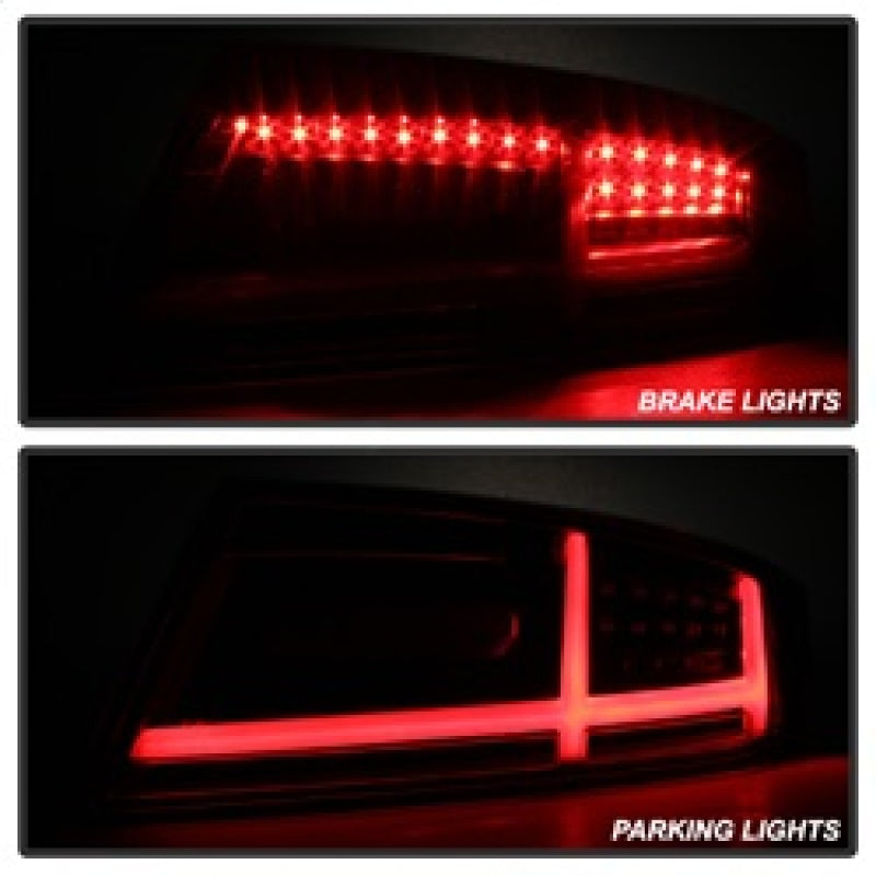 SPYDER 5081674 Spyder Audi TT 07-12 LED Tail Lights Black ALT-YD-ATT07-LED-BK