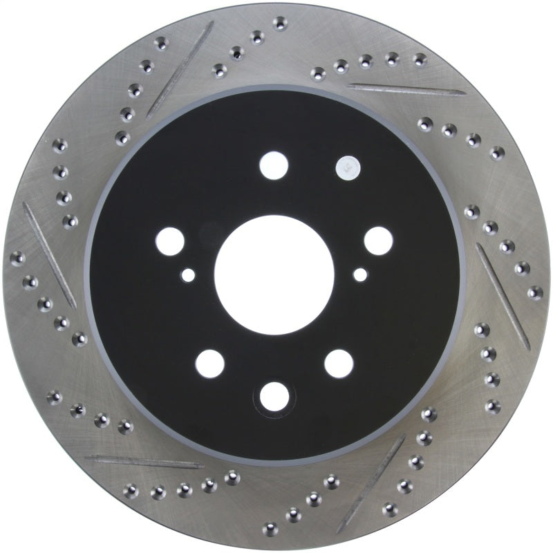 Stoptech 127.44189R StopTech Slotted & Drilled Sport Brake Rotor Right Rear 13-14 Lexus GS300/350/400/430