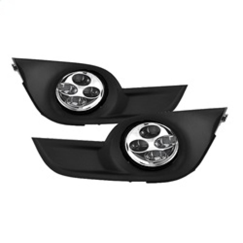 SPYDER 9031649 Spyder Nissan Altima 2013-2015 Sedan Daytime DRL LED Running Fog Lights w/Switch Clear FL-DRL-NA13-C