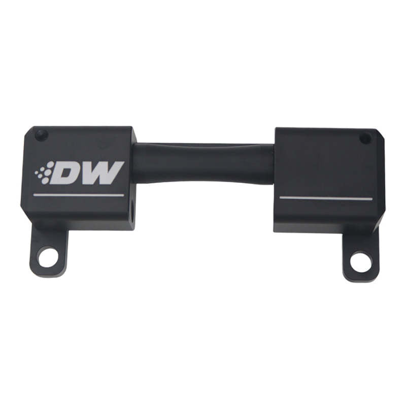 DeatschWerks 6-03-0702 High Flow Ethanol Sensor Adapter - 10AN ORB to 10AN ORB - Anodized Matte Black