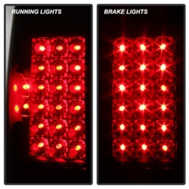 SPYDER 9027642 Xtune Ford F250/350/450/550 Super Duty 99-07 LED Tail Lights Black Smoke ALT-JH-FF15097-LED-BKSM