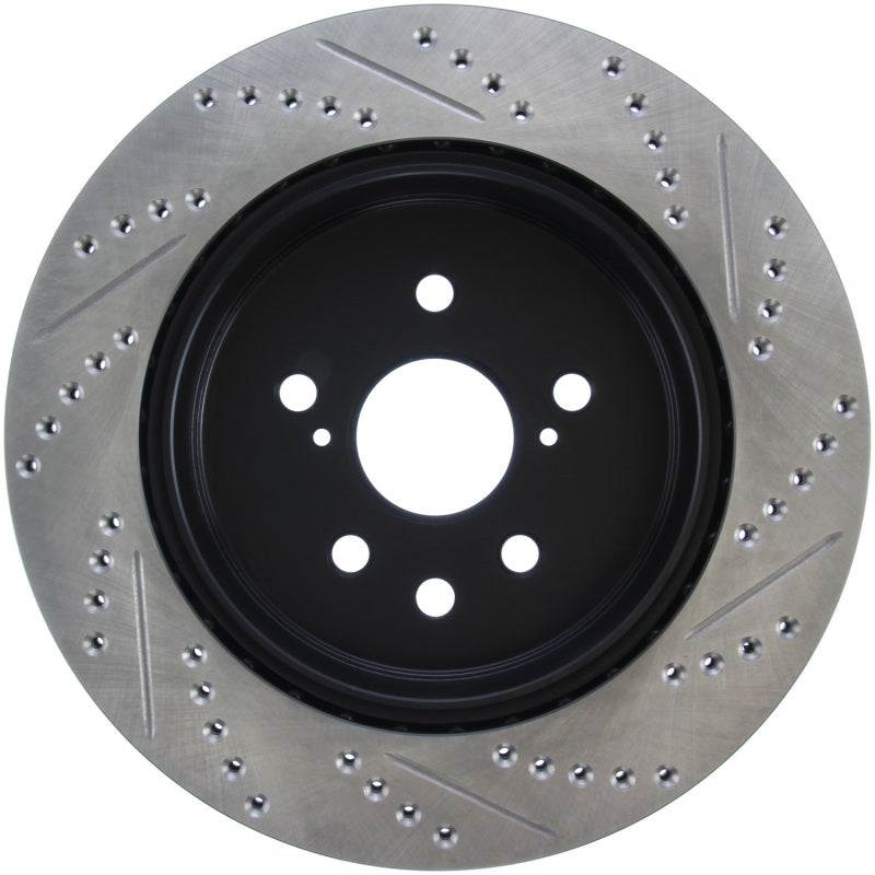 Stoptech 127.44189R StopTech Slotted & Drilled Sport Brake Rotor Right Rear 13-14 Lexus GS300/350/400/430