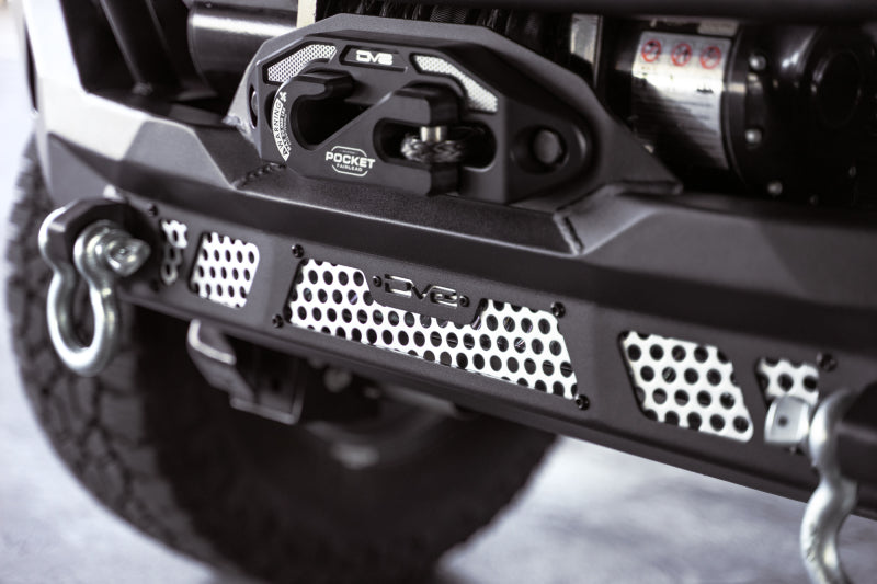 DV8 Offroad FBJL-12 07-18 Jeep Wrangler JK / 18-23 Wrangler JL / 20-23 Gladiator JT MTO Series Front Bumper