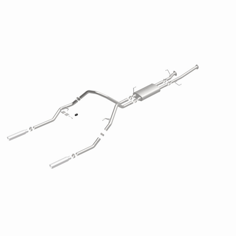 Magnaflow 15305 MagnaFlow 14 Toyota Tundra V8 4.6L/5.7L Stainless Cat Back Exhaust Dual Split Rear Exit