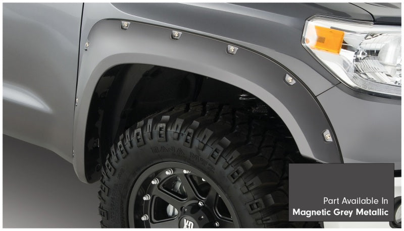 Bushwacker 30918-63 16-18 Toyota Tundra Fleetside Pocket Style Flares 4pc - Magnetic Grey