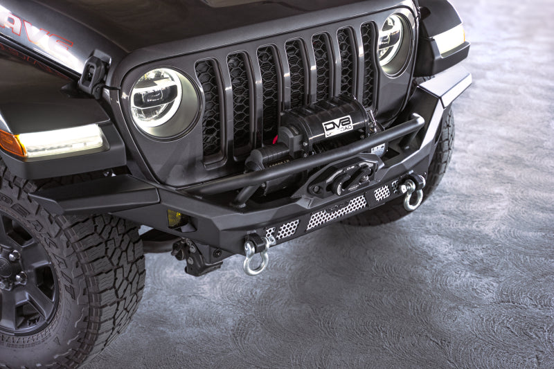 DV8 Offroad FBJL-12 07-18 Jeep Wrangler JK / 18-23 Wrangler JL / 20-23 Gladiator JT MTO Series Front Bumper
