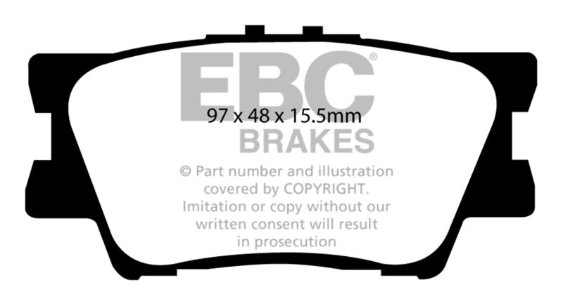 EBC DP31793C 13+ Lexus ES300h 2.5 Hybrid Redstuff Rear Brake Pads