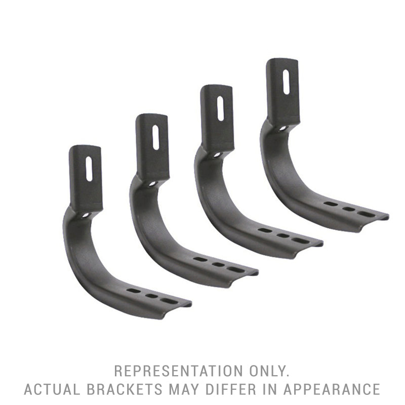 Go Rhino 6840475 19-20 Chevrolet Silverado 1500 Brackets for OE Xtreme Cab Length SideSteps