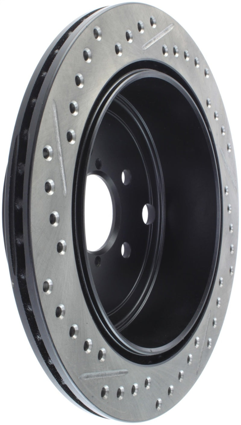 Stoptech 127.47031L StopTech Slotted & Drilled Sport Brake Rotor