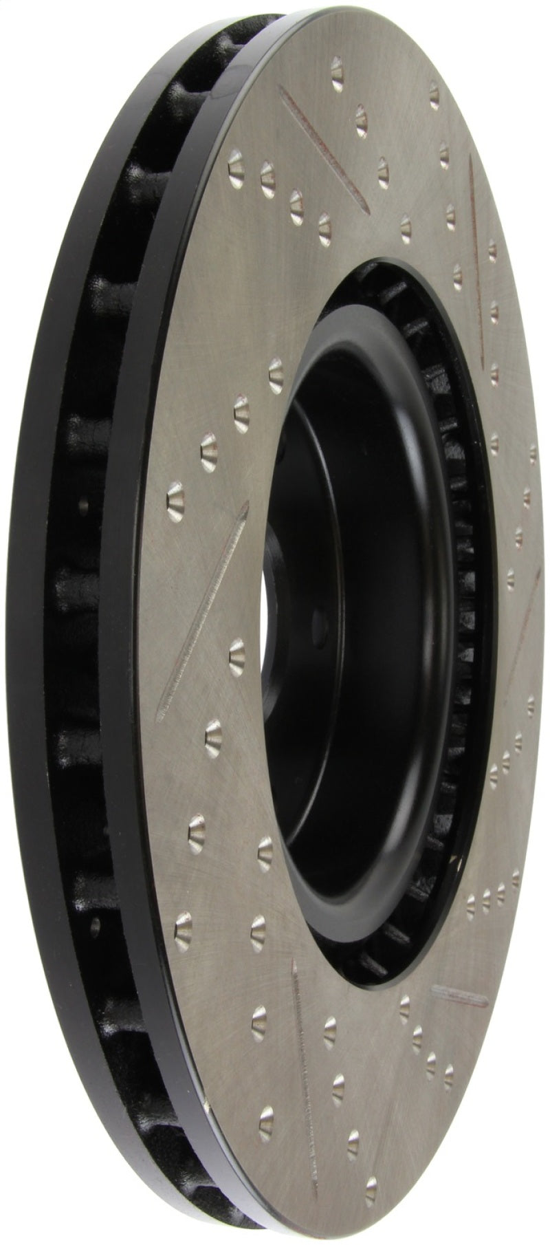 Stoptech 127.47022R StopTech 05-10 Subaru Impreza WRX/STi Slotted & Drilled Right Front Rotor