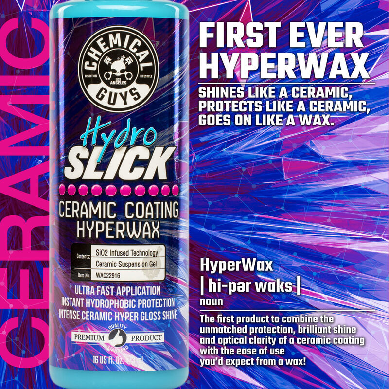 Chemical Guys WAC22916 HydroSlick SiO2 Ceramic Wax - 16oz