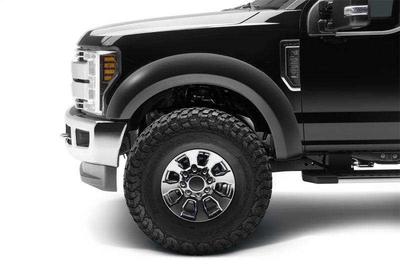 Bushwacker 20943-02 17-18 Ford F-250 Super Duty Extend-A-Fender Style Flares 4pc - Black