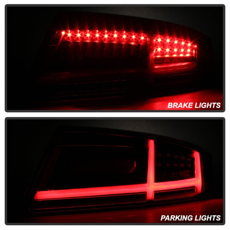 SPYDER 5081674 Spyder Audi TT 07-12 LED Tail Lights Black ALT-YD-ATT07-LED-BK