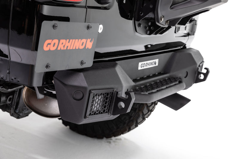Go Rhino 371100T 18-20 Jeep Wrangler JL/JLU Rockline Rear Stubby Bumper