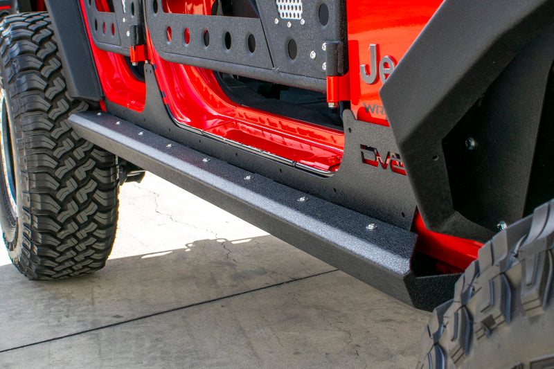 DV8 Offroad SRSOTB-13 2007-2018 Jeep Wrangler JK (4-door) Frame Mounted Sliders