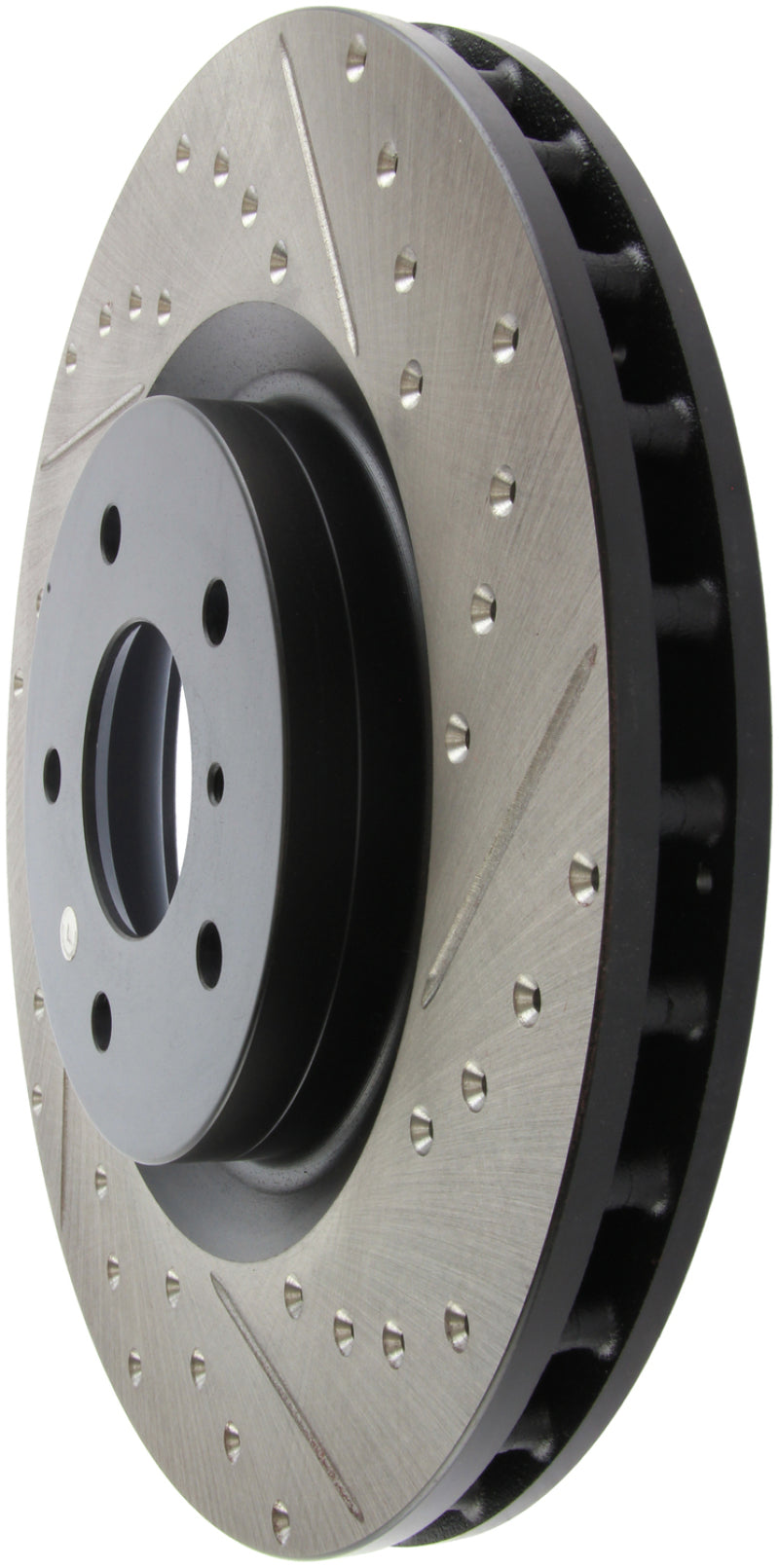 Stoptech 127.42076L StopTech Slotted & Drilled Sport Brake Rotor