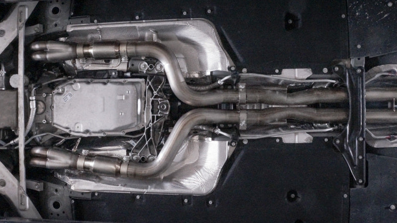 Stainless Works CTSV16HCAT 2016-18 Cadillac CTS-V Sedan Headers 2in Primaries 3in Catted Leads Into X-Pipe