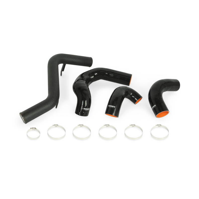 Mishimoto MMICP-FOST-13KWBK 2013+ Ford Focus ST Intercooler Pipe Kit - Wrinkle Black