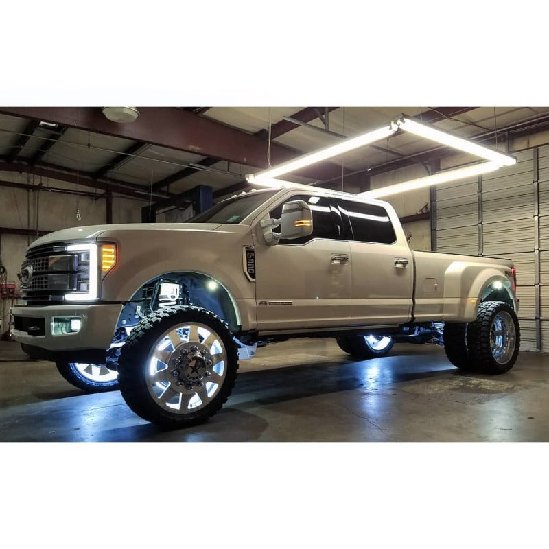 ORACLE Lighting 4228-001 Oracle LED Illuminated Wheel Rings - Double LED - White SEE WARRANTY