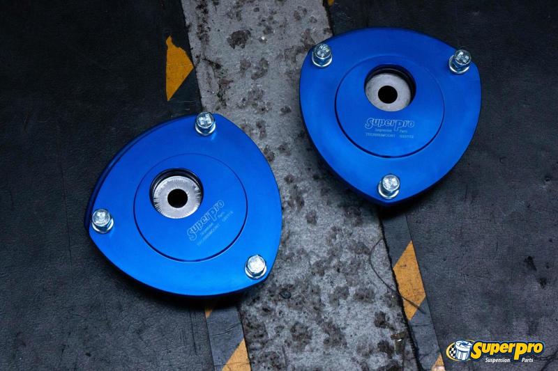 Superpro TRC5000 SuperPro 2015 Audi A3 Quattro Premium Front Upper Fixed Camber Offset Strut Mount Set