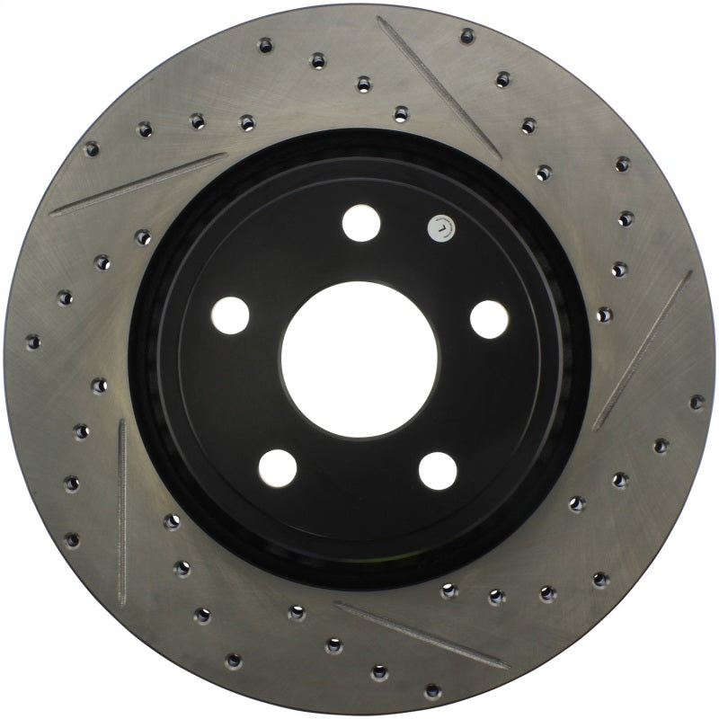 Stoptech 127.58008L StopTech 11-12 Dodge Durango Sport Drilled & Slotted Front Driver-Side Brake Rotor