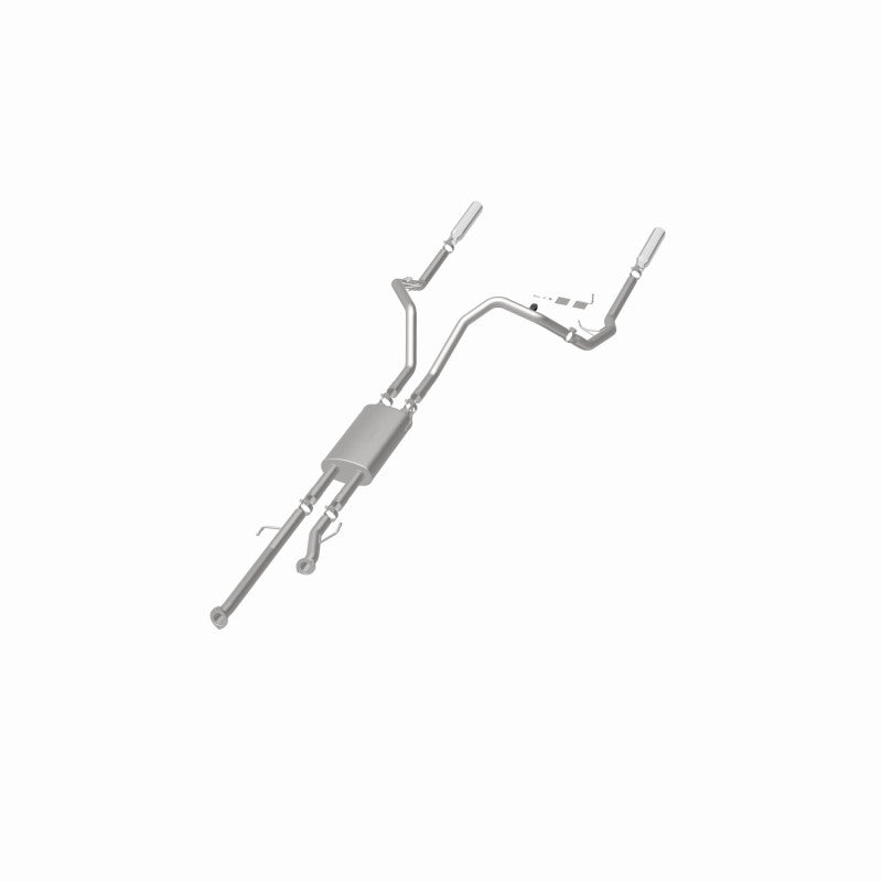 Magnaflow 15305 MagnaFlow 14 Toyota Tundra V8 4.6L/5.7L Stainless Cat Back Exhaust Dual Split Rear Exit