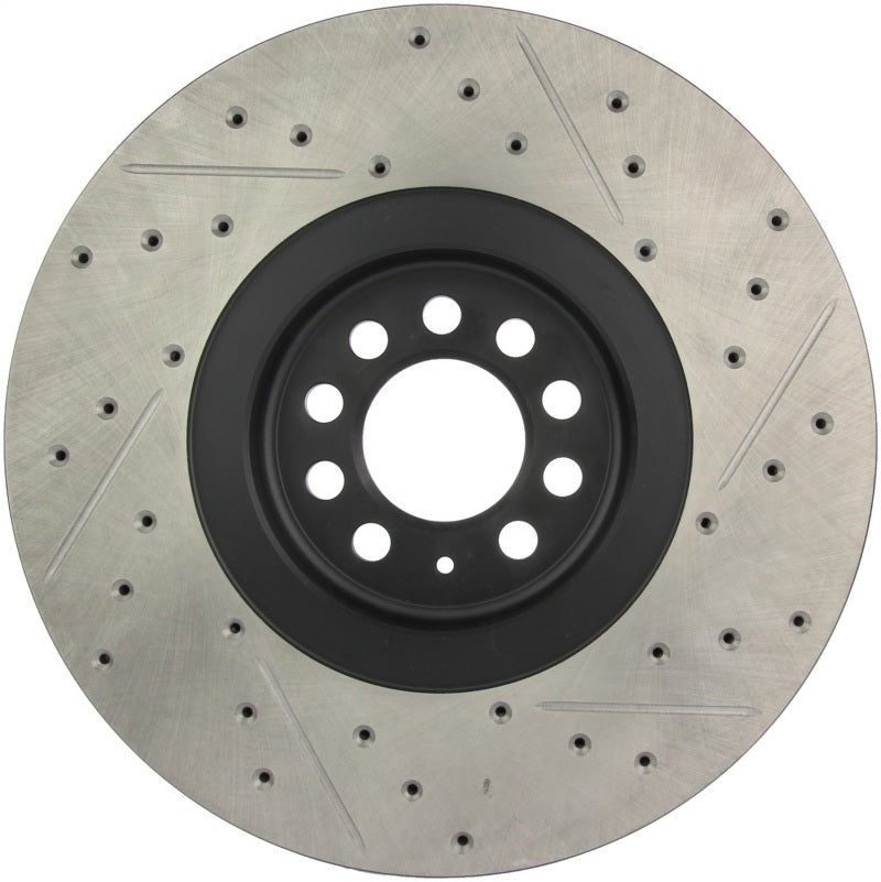Stoptech 127.33093R StopTech Slotted & Drilled Sport Brake Rotor