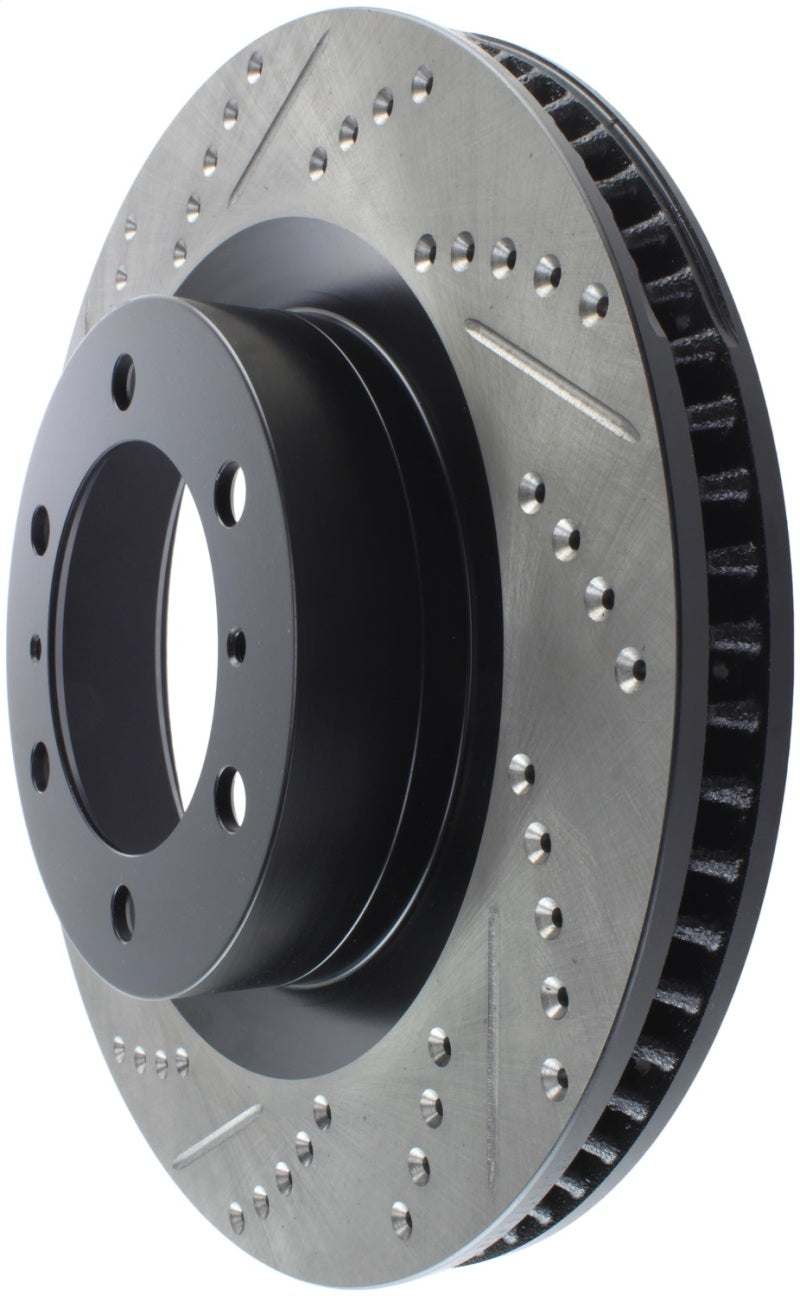 Stoptech 127.44174R StopTech Slotted & Drilled Sport Brake Rotor