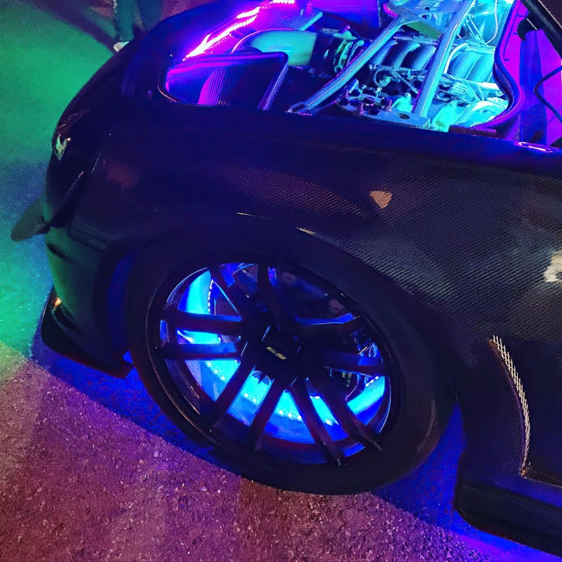 ORACLE Lighting 4215-334 Oracle LED Illuminated Wheel Rings - ColorSHIFT No Remote - ColorSHIFT No Remote SEE WARRANTY