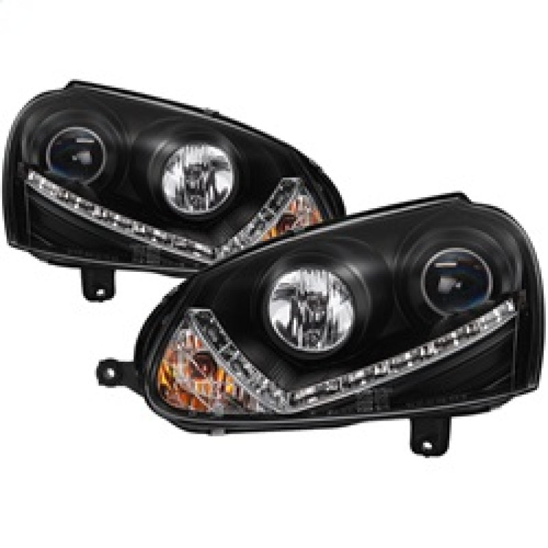 SPYDER 5017529 Spyder Volkswagen GTI 06-09/Jetta 06-09 Xenon/HID Model Only - DRL Black PRO-YD-VG06-HID-DRL-BK