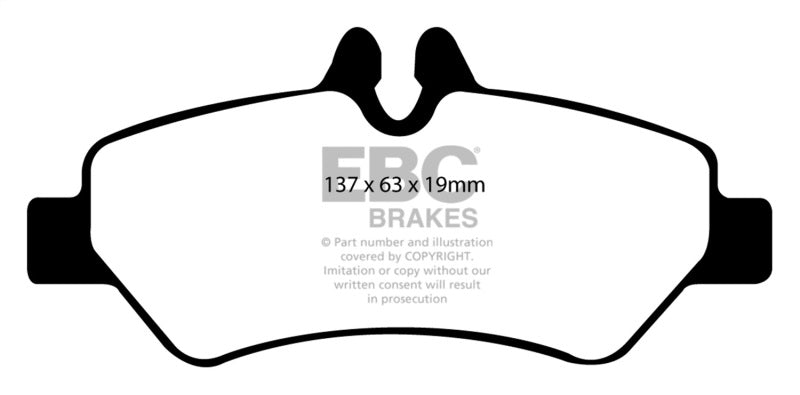 EBC DP61927 07+ Dodge Sprinter 2500 Greenstuff Rear Brake Pads